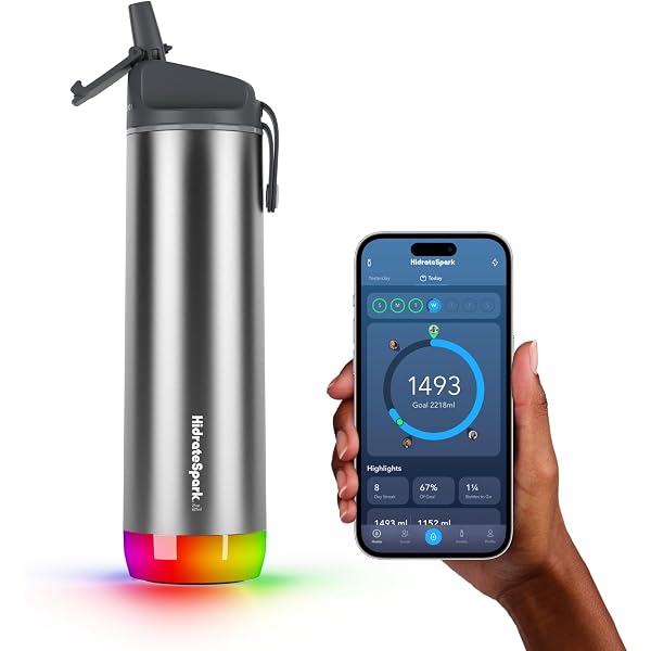 【未開封】APPLE HidrateSpark PRO STEEL シルバー Buy HidrateSpark PRO 20oz Insulated Stainless Steel Bluetooth